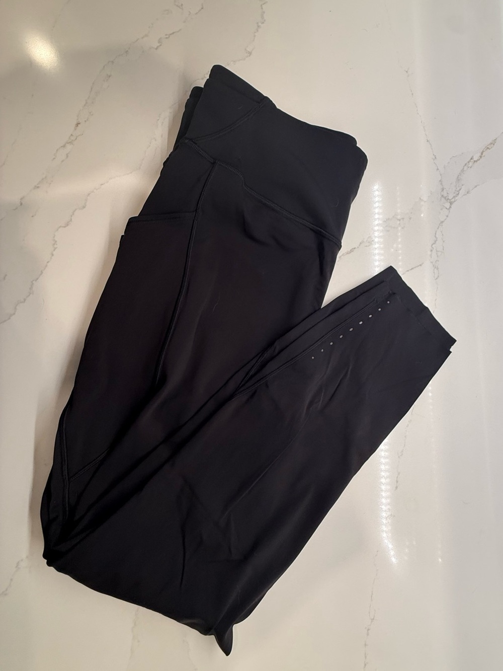 lululemon High-Waist Fast and Free 25” Black Leggings - Picture 3 of 4
